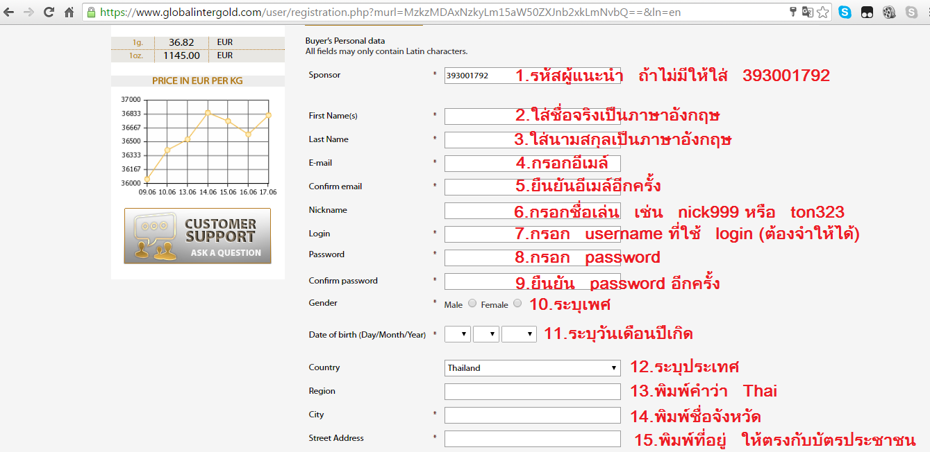 ลงทุนทองคำregistration 2